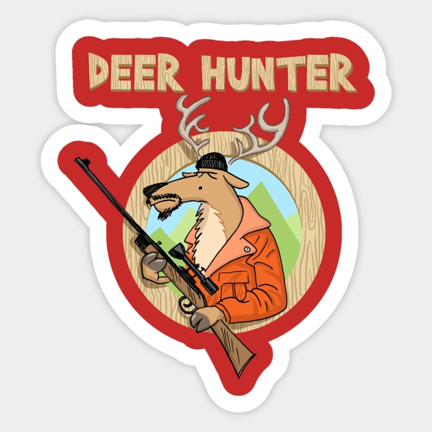 Deer Hunter Sticker by ticulin